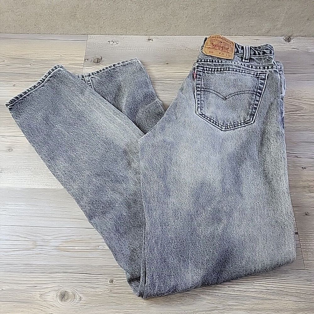 Vintage Levis 550 Jeans Mens 36x36 (33x35)-Actual Black‎ Tall Relaxed Fit Canada